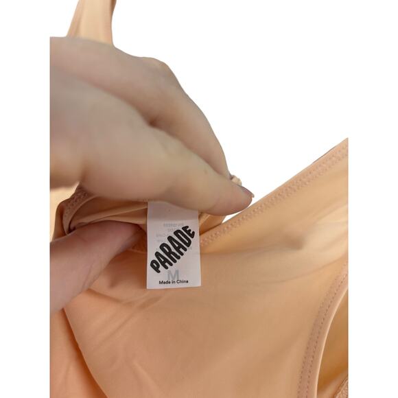 Parade Bodysuit Womens Medium Easy Scoop Ultra-Soft RePlay Tank Cinnamon Roll - Picture 5 of 6